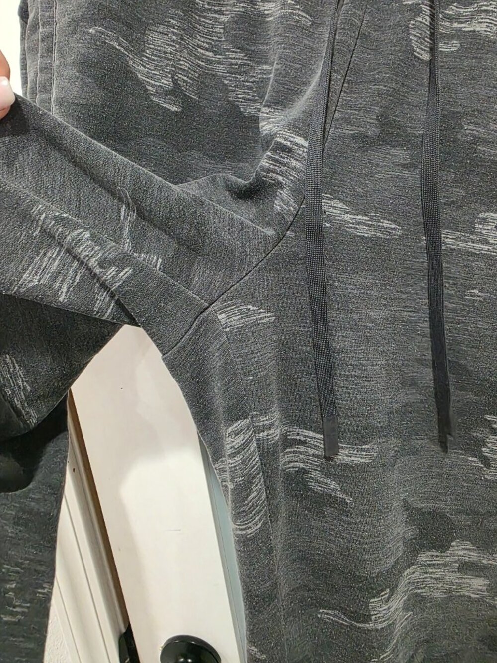 Athletic Works Black Camo Jogger Pants – Size XL (16-18) – Drawstring - Picture 5 of 10